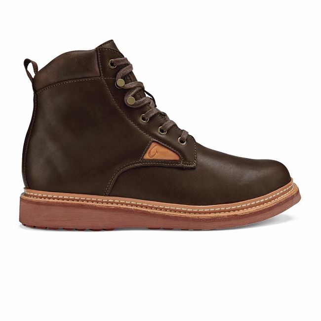 Zapatos Olukai Kilakila - Botas Hombre Cafes 20791-583